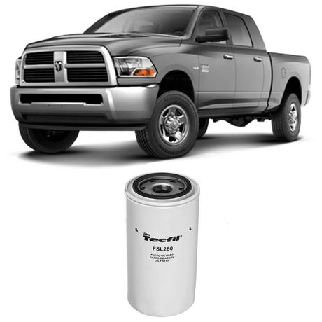 Filtro Óleo Dodge Ram 2500 2004 a 2010 Tecfil