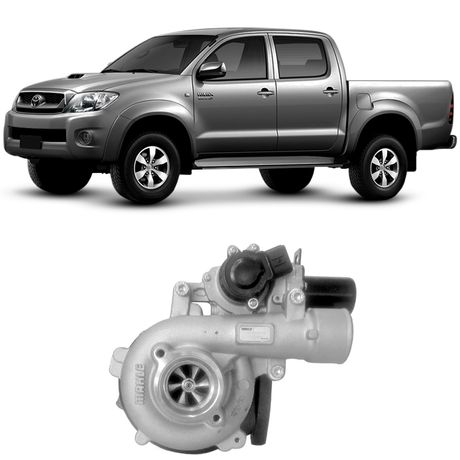 Turbina Motor Toyota Hilux 3.0 16V 4X4 1KDFTV 2006 a 2015 Metal Leve