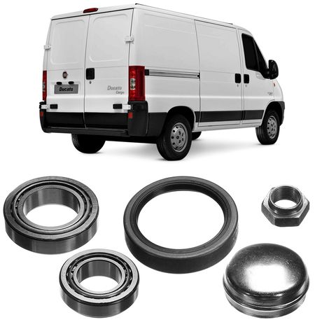 Kit Rolamento Roda Fiat Ducato 97 a 2002 Traseiro Sem Abs Skf