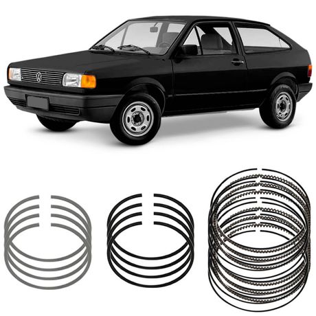 Jogo Anel Segmento Volkswagen Gol G1 1.6 85 a 89 Metal Leve