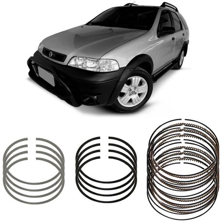 Jogo Anel Segmento 0.60 Palio Weekend 2000 a 2003 Metal Leve
