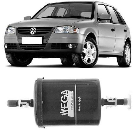 Filtro Combustível Volkswagen Gol G2 G3 G4 1.6 1.8 2003 a 2008 Wega