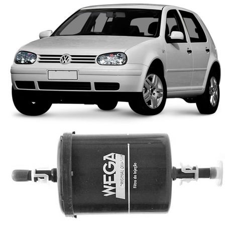 Filtro Combustível Volkswagen Golf 1.6 2006 a 2007 Wega