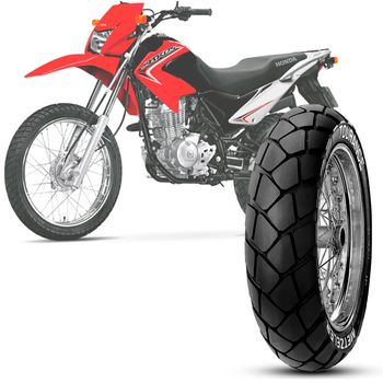 Pneu-traseiro-Metzeler-Tourance-110-90-17-ideal-para-a-moto-Nxr-125-Bros-aro-17-excelente-performance-em-diversos-terrenos-