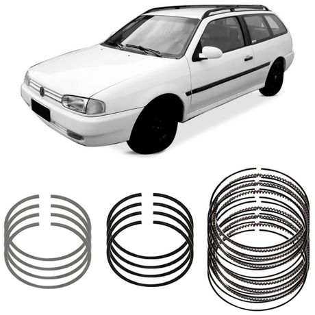 Jogo Anel Segmento 0.50 Volkswagen Parati 1.6 1.8 88 a 99 Metal Leve