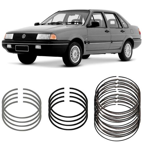 Jogo Anel Segmento 0.50 Santana 1.8 84 a 97 Metal Leve