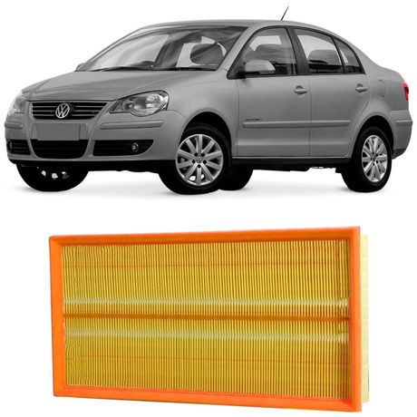 Filtro Ar Volkswagen Polo 2.0 2007 a 2015 Wega