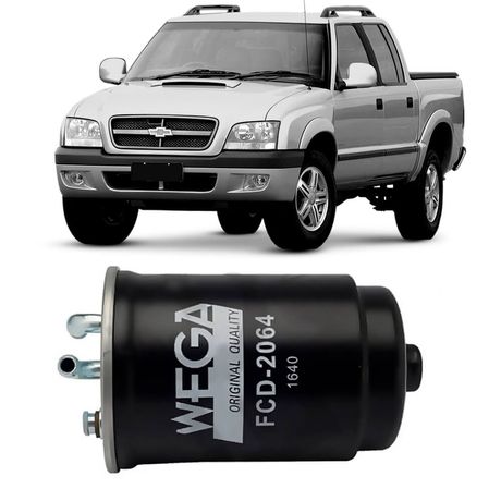 Filtro Combustível Chevrolet S10 2.8 2002 a 2005 Wega