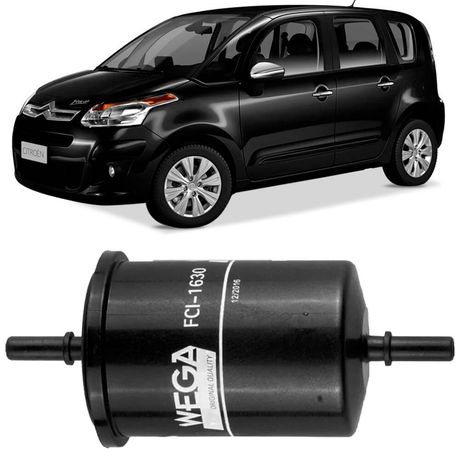 Filtro Combustível Citroen C3 Picasso 1.5 1.6 2012 a 2015 Wega