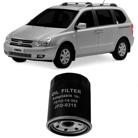 Filtro Óleo Kia Carnival 2.5 99 até 2006 Wega