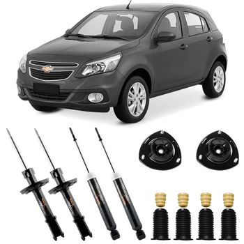 Amortecedores-Cofap-Turbogas-para-Agile-2010-a-2014-dianteiros-e-traseiros-com-kit-de-montagem-incluido-