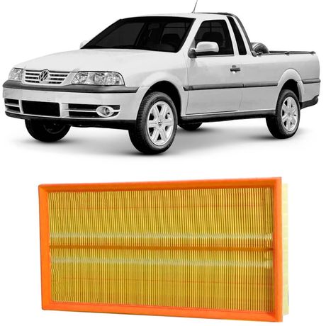 Filtro Ar Volkswagen Saveiro 1.6 1.8 2.0 97 a 2009 Metal Leve