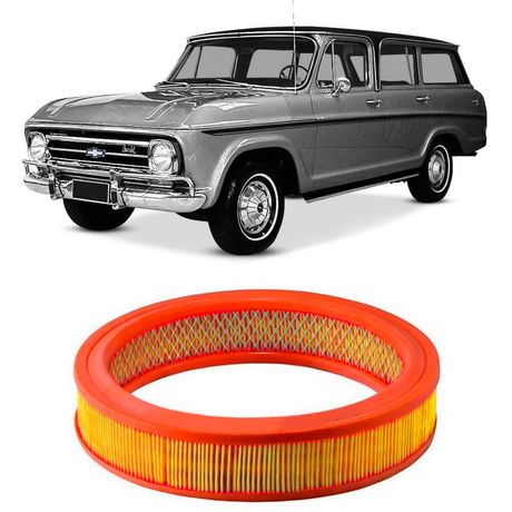 Filtro Ar Chevrolet Veraneio 2.5 81 a 82 Metal Leve