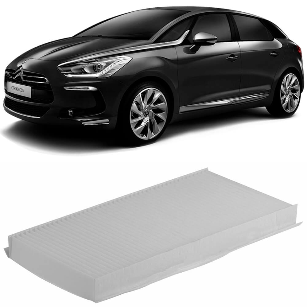 Filtro de cabine para Citroen DS5 com carro ao fundo