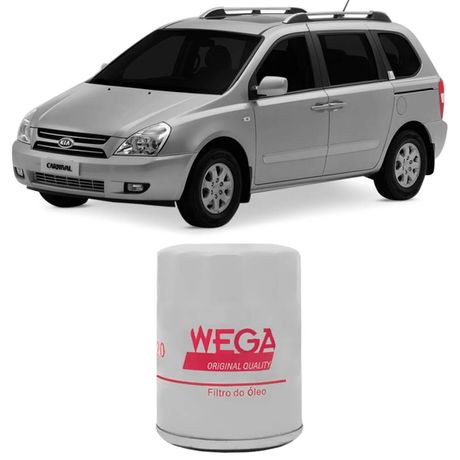 Filtro de Óleo Kia Carnival 2.5 99 até 2006 Wega