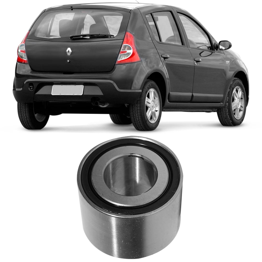 Rolamento de roda traseiro SKF para Renault Sandero 2008-2018 sem ABS