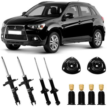 4-amortecedores-Nakata-para-Mitsubishi-ASX-2011-a-2018-dianteiros-e-traseiros-com-kit-de-montagem-incluido-
