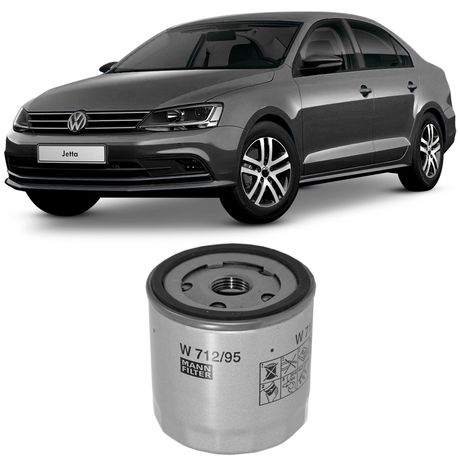 Filtro Óleo Volkswagen Jetta 1.4 2016 a 2017 MANN-FILTER W712/95