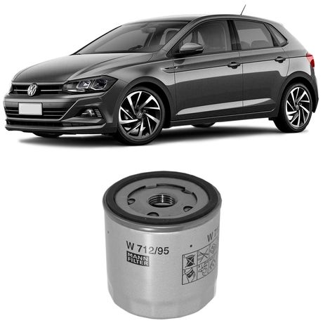 Filtro Óleo Volkswagen Polo 2018 a 2019 MANN-FILTER W712/95