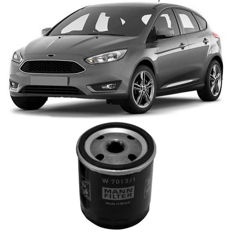 Filtro Óleo Ford Focus 1.6 16v 2013 a 2018 MANN-FILTER W7013/1