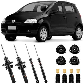 Amortecedores-Turbogas-Cofap-para-Volkswagen-Fox-2004-a-2009-kit-completo-dianteiro-e-traseiro-com-acessorios-