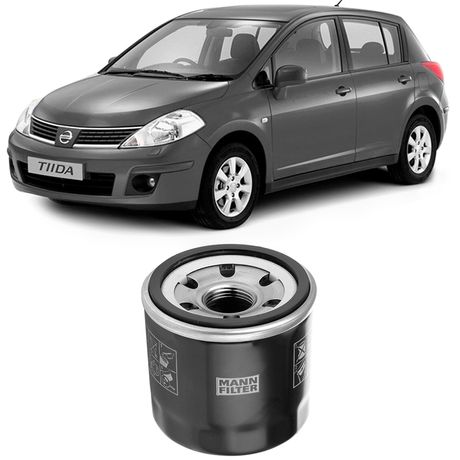 Filtro Óleo Nissan Tiida 1.8 2008 a 2013 MANN-FILTER W67/3