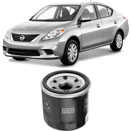 Filtro Óleo Nissan Versa 2012 a 2018 MANN-FILTER W67/3