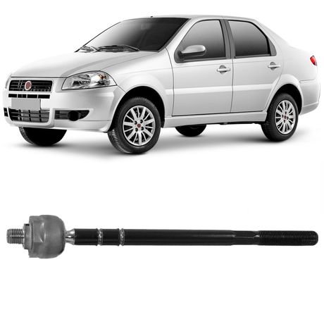 Barra Axial Direção Fiat Siena 2001 a 2012 Motorista Passageiro Viemar