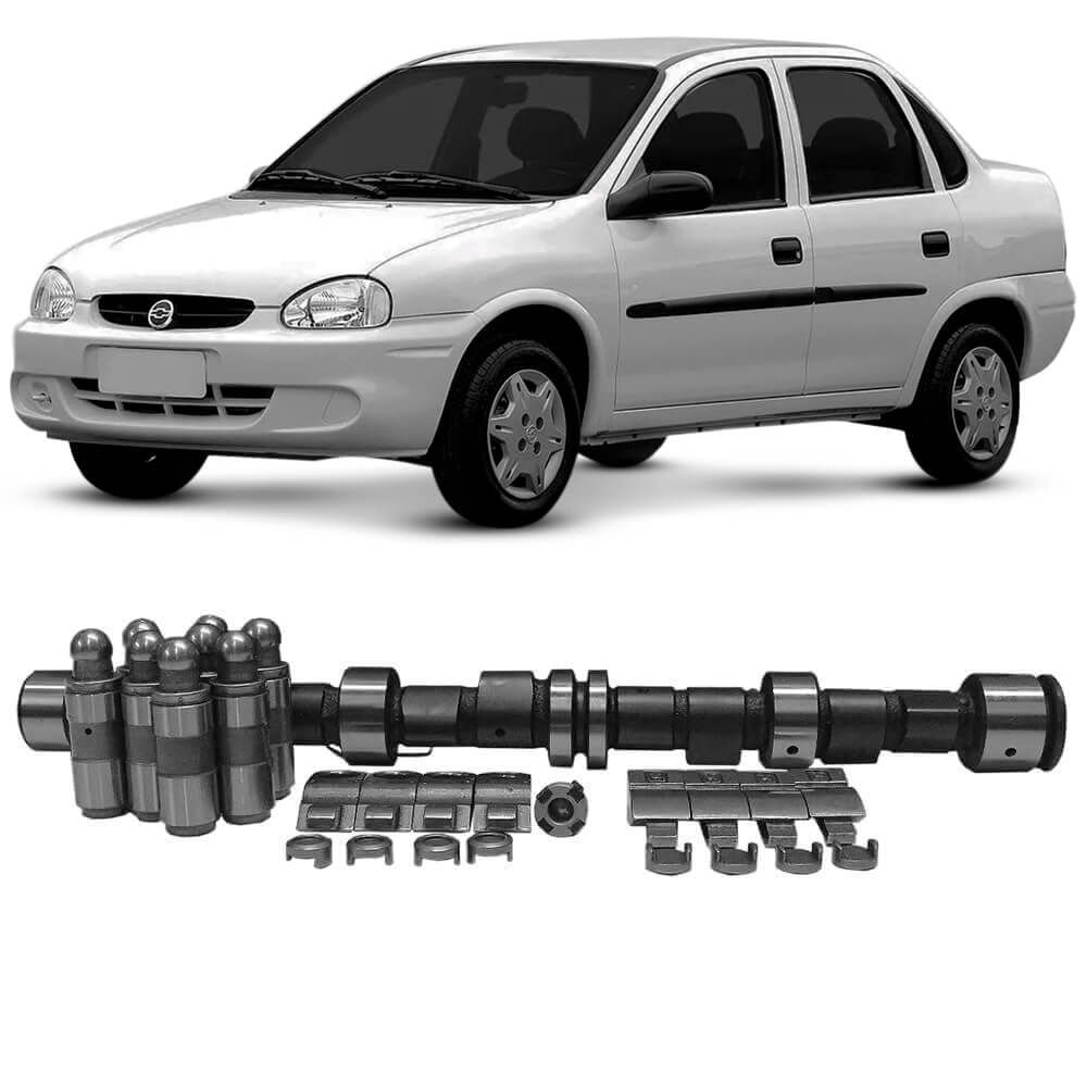 Kit Eixo Comando Corsa Classic 1.0 8v 2003 a 2006 MPFI VHC Aplic - fortbras