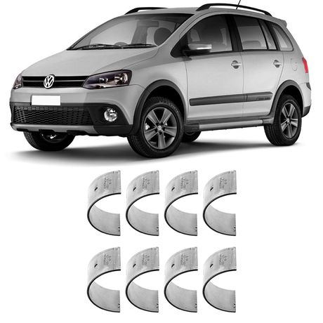 Bronzina Casquilho Biela 0.50 Spacecross 1.6 8v 2012 a 2013 Metal Leve