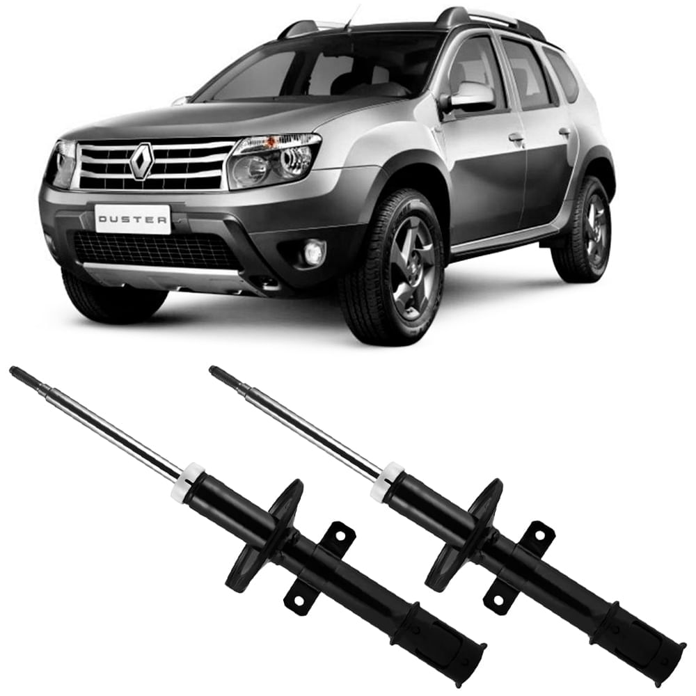 2 Amortecedor Renault Duster 2012 a 2018 Dianteiro Monroe - fortbras