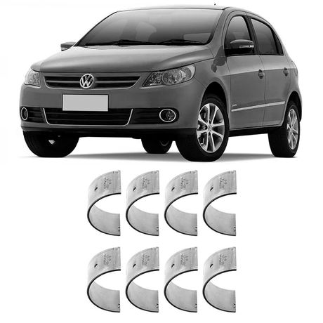 Bronzina Casquilho Biela 0.50 Gol G5 G6 G7 1.6 8v 2009 a 2018 Metal Leve
