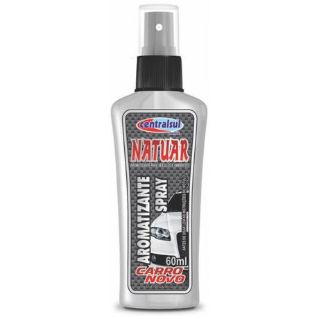 Aromatizante Automotivo Spray Natuar Carro Novo 60ml Centralsul-000374-3