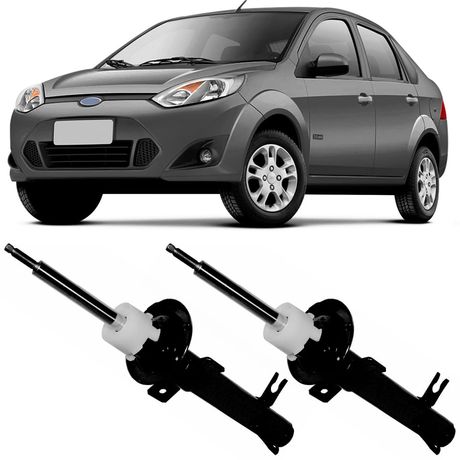 2 Amortecedor Ford Fiesta 2003 a 2014 Dianteiro Nakata