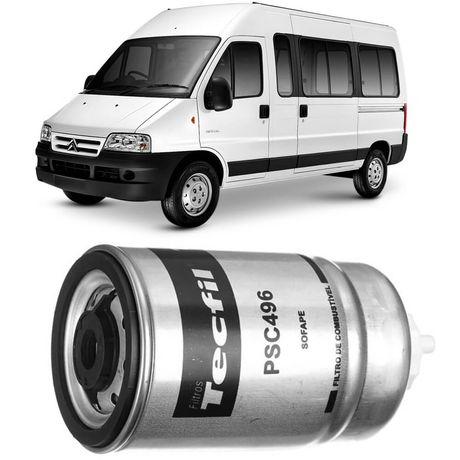 Filtro Combustível Citroen Jumper 2.8 2000 a 2009 Tecfil