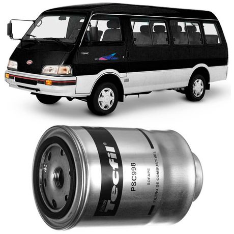 Filtro Combustível Asia Motors Topic 2.7 93 a 99 Tecfil