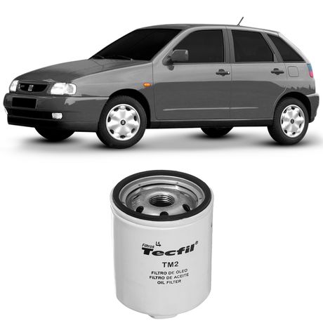 Filtro Óleo Seat Ibiza 1.0 2001 a 2002 PSL34MP Tecfil