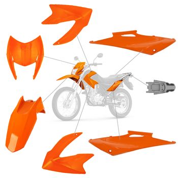kit-carenagem-bros-150-2009-a-2010-pro-tork-012-6013-laranja-canoa-7-pecas-hipervarejo-2