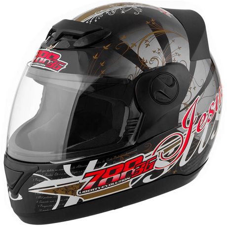 Capacete Moto Fechado Pro Tork Evolution Gospel Preto Tam: 58
