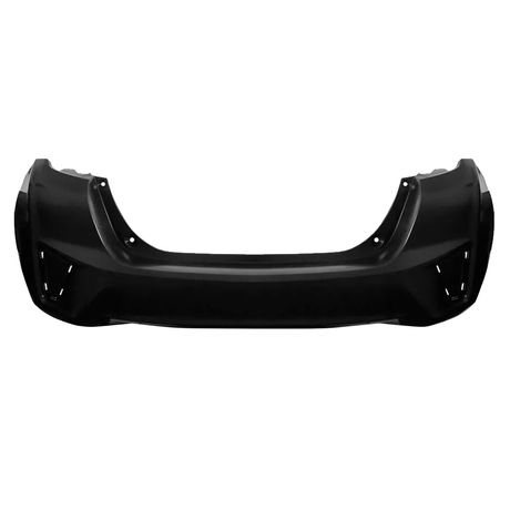 Parachoque Traseiro Honda Fit 2014 a 2017 Preto Liso 8082-I DTS