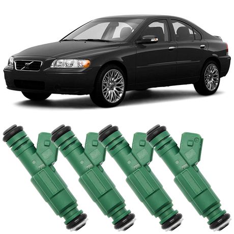 Kit 4 Bico Injetor Volvo S60 2003 a 2007 Bosch 0280155968