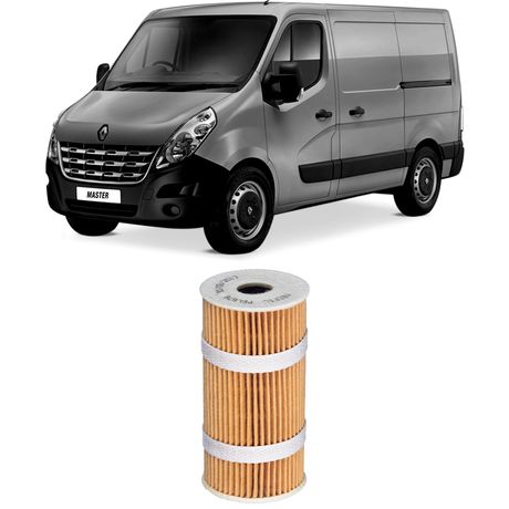 Filtro Óleo Mercedes Benz Vito Nissan Frontier Renault Master 2013 a 2021 PEL678 Tecfil