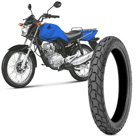 Pneu Moto CG 150 Technic Aro 18 90/90-18 57P Traseiro T&C