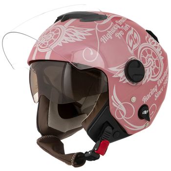 capacete-moto-aberto-pro-tork-new-atomic-highway-dreams-rosa-fosco-hipervarejo-1