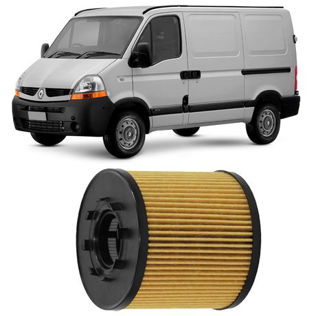 Filtro Óleo Renault Master 2 2.5 2005 a 2012 Master 3 Master Maxi 2003 até 2006 MANN-FILTER HU923X