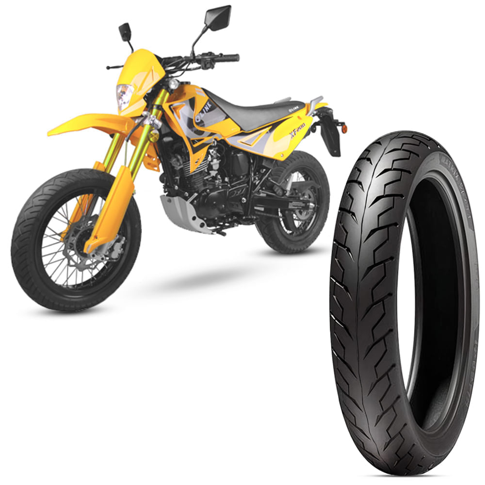 Pneu Levorin Matrix Sport aro 17 110/70-17 54H TL dianteiro com sulcos esportivos e alta aderência