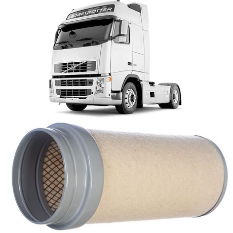 Filtro Ar Interno Volvo FH 12460 D12D 2004 a 2006 AS572 Tecfil