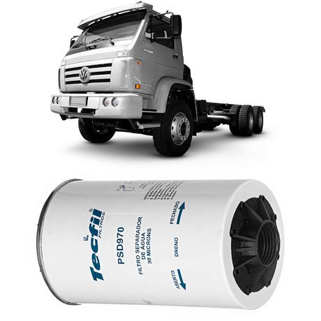 Filtro Separador Racor Volkswagen 26310 Titan 2002 a 2005 Tecfil PSD970 Sem Copo