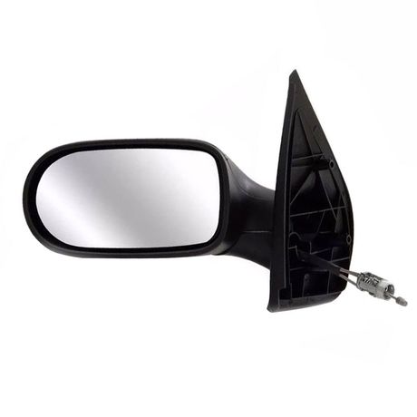 Retrovisor Palio Economy 2011 a 2013 2 Portas Preto Com Controle CarolCar