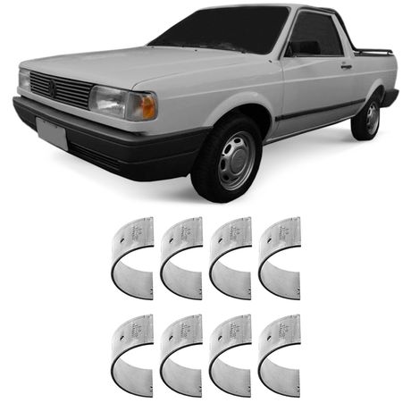 Bronzina Casquilho Biela 1.00 Saveiro Voyage 1.6 8V 89 a 93 Metal Leve SBB223